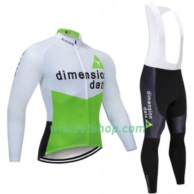 Fietskleding (Fietsshirt Lange Mouw + Lange Koersbroek) 2019 Dimension Data N001